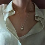 [7/23 예약배송] Seed Pendant Long-Necklace Silver 925