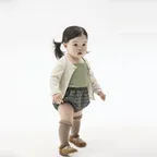 Tiny checked 블루머