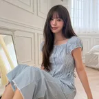 [해삐 PICK][SET] 013A 리니어 파자마 캡 슬리브 탑 & 미디 팬츠