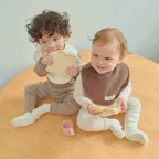 말랑하니 신생아 턱받이_테리빕 테리 턱받이_4colors