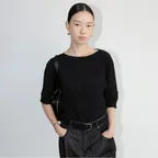 Raglan Pleated Top  Black (TA6742A125)