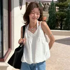 [with 다희,가훤] Balloon sleeveless blouse_2colors