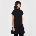 JERSEY PUMPKIN DRESS / BLACK