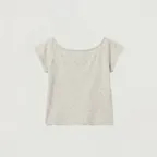 Chloe boat neck t-shirt_oatmeal