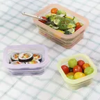 [NEW] 폴드앤씰 실리콘 접이식 밀폐용기 베이직 3종 세트 (400ml+600ml+1200ml)