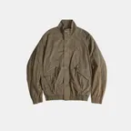 ADVENTURE BLEACHED BOMBER JACKET (FADED KHAKI)