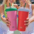 [공구마켓] 카페 컵 그대로 투고 텀블러 지켜텀 944ml 3종세트 (2colors)
