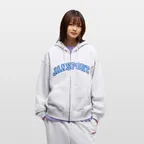 아치로고 후드집업 Melange