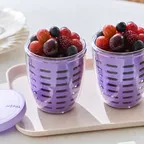 [포크증정] 후르츠팟 600ml 1+1 (라일락 Lilac / Purple)
