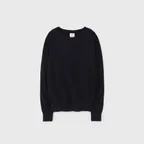 SOFT CASHMERE ROUND KNIT (DARK NAVY)