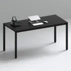 [209애비뉴] 제로데스크 컴퓨터 책상 1400/1500/1600 블랙