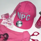 NPC Kitty Snapback Cap Acid Pink