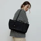 moody wide bag (nylon) - black
