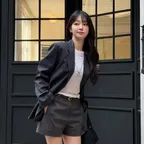 [SET-UP] 키코 슬림 핏 라인 자켓 / KIKO SLIM FIT LINE JACKET_2colors