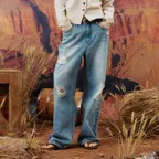 [단독] TOBO DESTROYED JEANS_BLUE