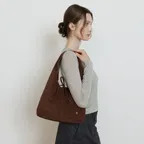 pino bag (suede) - brown (M)