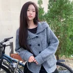Double button bold knit GREY