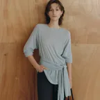 Belle Soft Layered T-shirt (Soft Mint)
