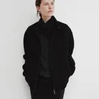 Wool Handmade Short Jacket (Black)