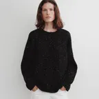 Donegal Raglan Knit (Black)