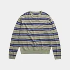 EASY STRIPE KNIT (LIGHT KHAKI)