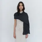 Textured Scarf (Charcoal)
