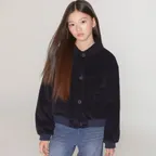 셀즈 카라 버튼자켓 - 네이비