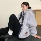[묵화 PICK] [10th] Poppy Fleece Jumper - Ash Blue