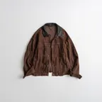 WASHED GOATSUEDE TYPE-1 JACKET chocolate