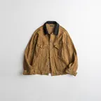 WASHED GOATSUEDE TYPE-3 JACKET whiskey