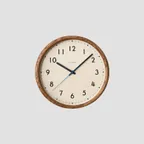 CHAMBRE 샹브루 Ligno Clock - Brown 벽시계 (브라운)