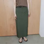 Asti H Line Skirt  Khaki (TA6427A05H)