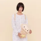[히나쿠우 콜라보] 쿠숭이 와플 탑 화이트