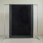 보더라인 패턴 생활방수 러그 말차 블랙 3sizes