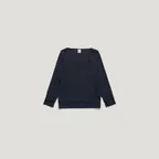 ROPE DOUBLE-LAYER 3/4 SLEEVE TOP_NAVY