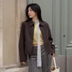 WESTERN SUEDE JACKET_BROWN