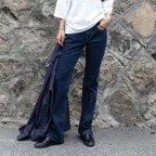 [with 소빈 콜라보] Smooth slim denim (dark blue)