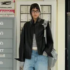 ARTIFICIAL LEATHER JUMPER_BLACK [LC263JP04BK]