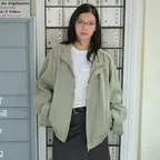 WASHED COTTON JUMPER_KHAKI BEIGE [LC263JP03KB]