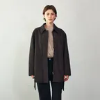 Suede Belted Half Jacket (2color)