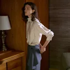 Silk Blend Tie Blouse[LMBFAUSH332]-Turtle Dove