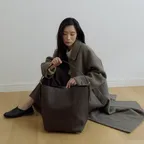 cow leather tote bag-brown [9/21 부터 순차발송]