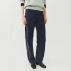 [룩캐스트 X 제현경] 101 에센셜 컬러 스트레이트 데님 팬츠_네이비 / 101 ESSENTIAL COLOR STRAIGHT DENIM PANTS_NAVY