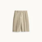 [꼬민지 PICK] Wide Bermuda Shorts_Light Beige