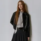 Hudson Leather Blouson_black