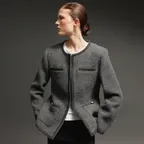 JK013 Atelier Tweed Jacket (Charcoal)