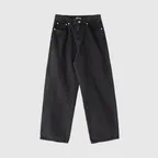 DP004 - Mid-Rise Wide Leg (Washed Black)