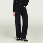 [리오더] 페이트로 7601 세미와이드핏 모던블랙 데님팬츠