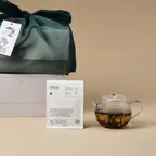 [보자기포장] 맥파이앤타이거 사과유리다관 & 논카페인 잎차 선물세트 (6종 택1)