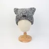 BLACK/CAT VINTAGE KNIT